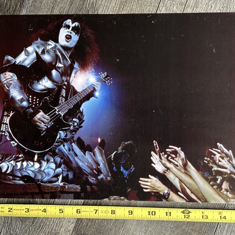 KISS Photo 11x16 Official Kiss Catalog 2008 Gene Destroyer Vintage Kiss Aucoin