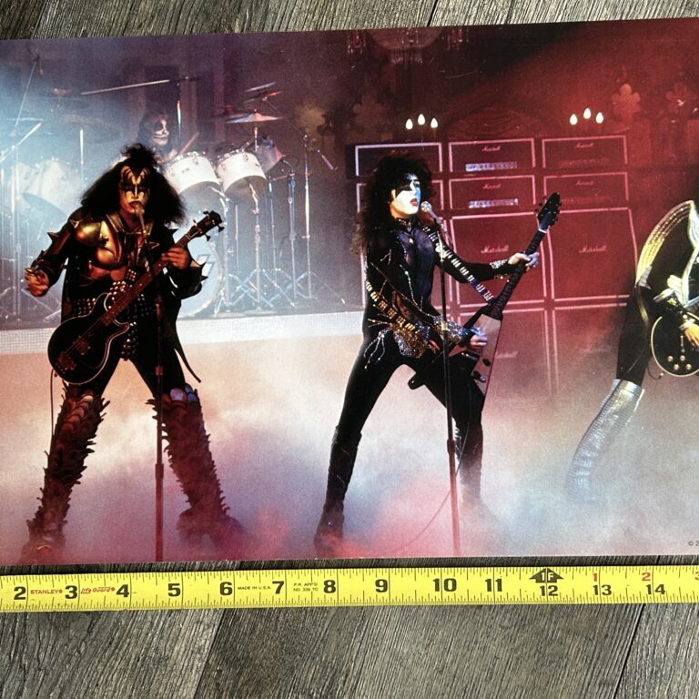 KISS Photo 11x16 Official Kiss Catalog 2008 Paul Lynde Show Vintage Kiss Aucoin