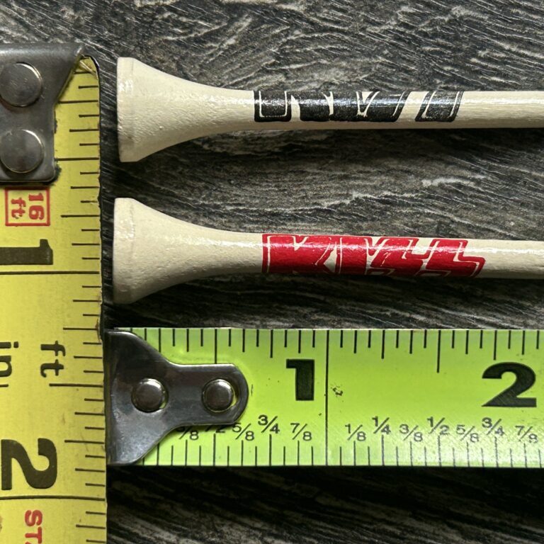 KISS Golf Tee Red Logo Black Logo Set UNUSED Vintage Kiss Memorabilia Golfing
