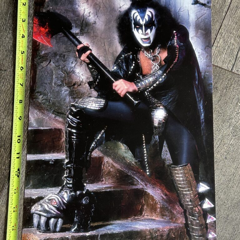 KISS Photo 11x16 Official Kiss Catalog 2008 Gene Simmons Axe Vintage Kiss Aucoin