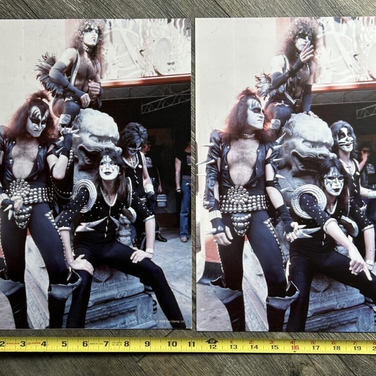 KISS Photo 11x16 Lot Official Kiss Catalog 2008 Graumans Vintage Kiss Aucoin Era