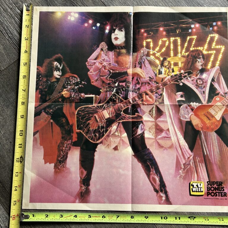 KISS Poster Centerfold Dynasty TV Week Australia Vintage Kiss Memorabilia Aucoin