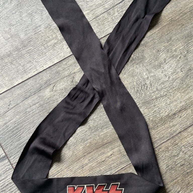 KISS Headband Red White Black UNWORN Vintage Kiss Memorabilia 1980's