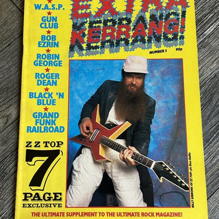 Kerrang Magazine Extra #3 1984 Wasp Metallica Creeping Death Ad Kiss ZZ Top