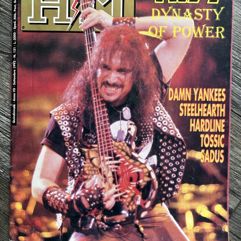 KISS Magazine Heavy Metal HM 1992 Italy Kiss Revenge Vintage Kiss Memorabilia