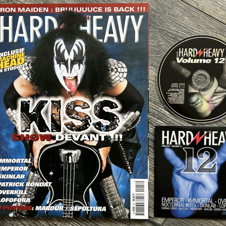 KISS Magazine Hard & Heavy 1999 CD France Vintage Kiss Concert Ad Psycho Circus