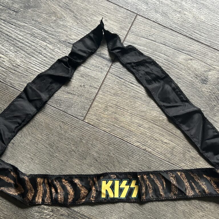 KISS Headband Armband Animalize Album 45" Long Vintage Kiss Memorabilia 1980's