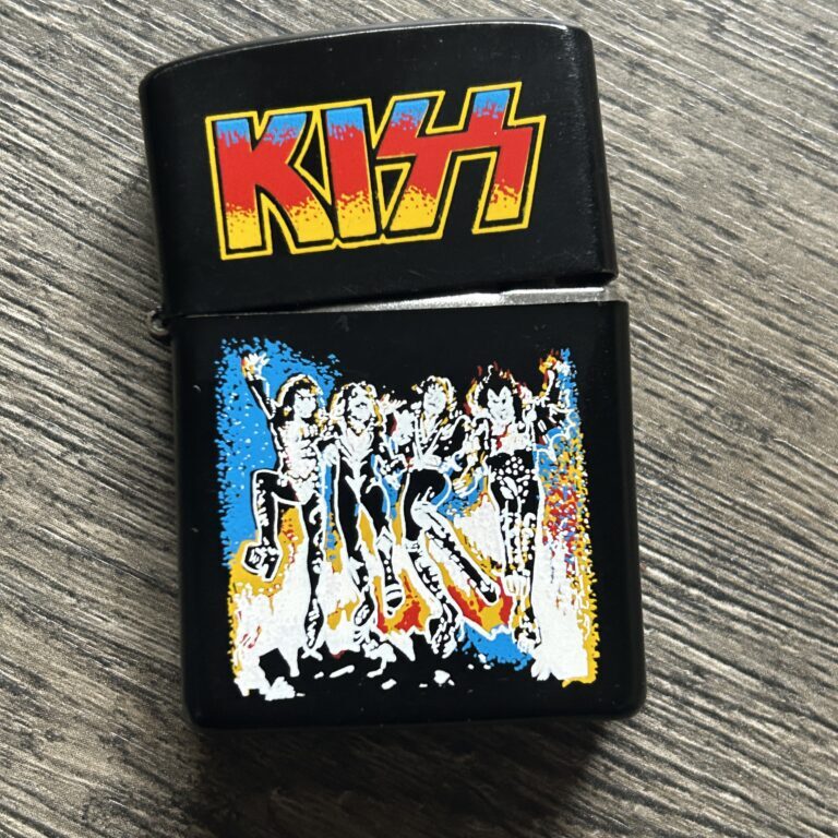 KISS Flip Top Lighter Destroyer Album Empty Vintage Kiss Memorabilia 1980's