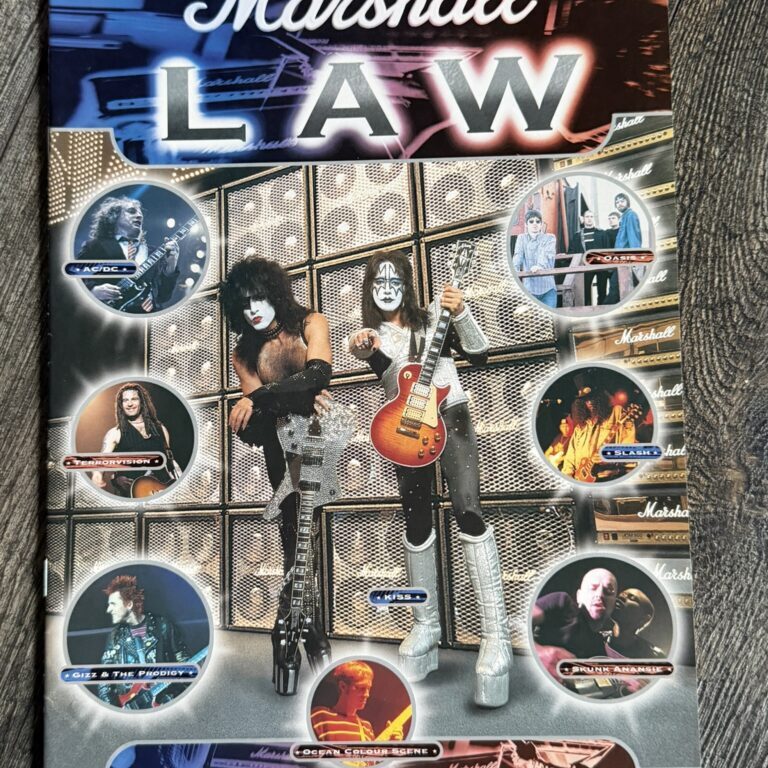 KISS Magazine Marshall Law '97 Reunion Tour Ace Frehley Vintage Kiss Memorabilia