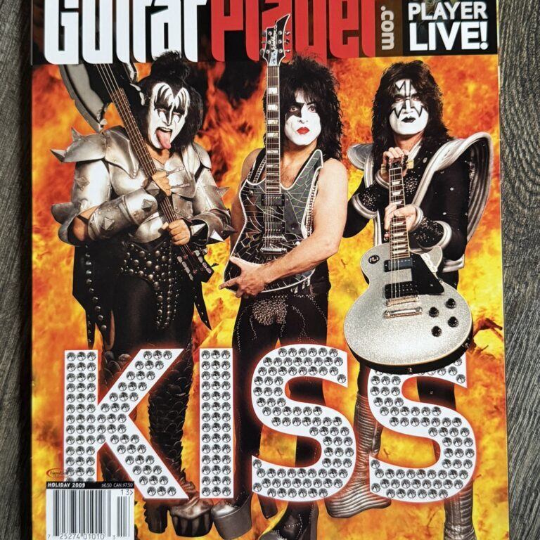 KISS Magazine Guitar Player Holiday 2009 Gene Paul Tom Vintage Kiss Memorabilia