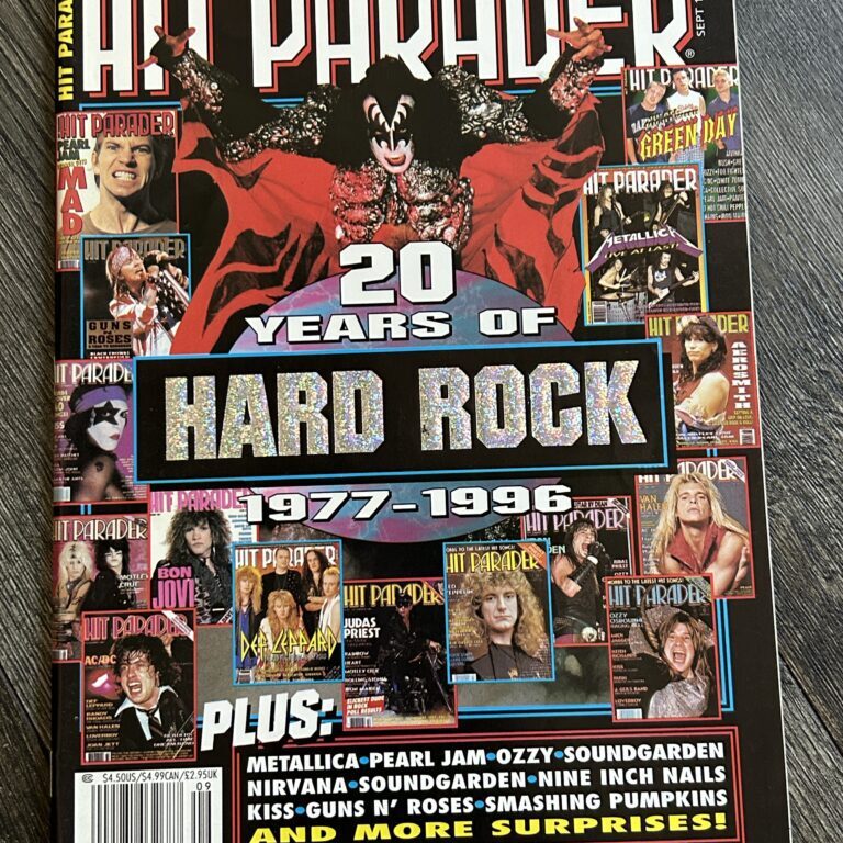 KISS Magazine Hit Parader Sept 1996 Kiss Poster Vintage Kiss Memorabilia