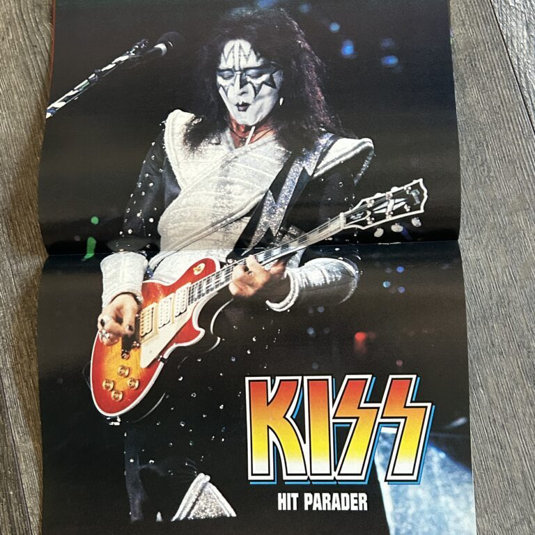KISS Magazine Hit Parader Jan 1997 Ace Frehley Poster Reunion Tour Vintage Kiss