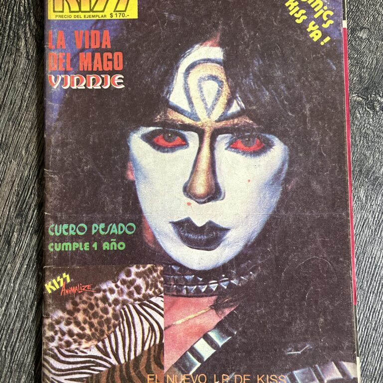 KISS Fanzine Magazine Kiss #8 Vinnie Vincent Animalize Argentina Vintage Kiss