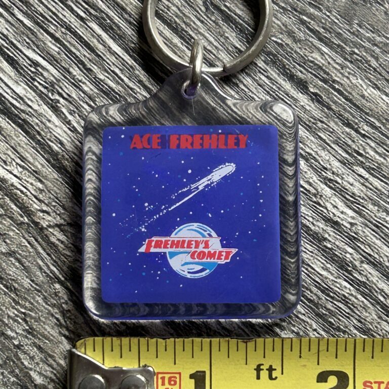 Kiss Keychain ACE FREHLEY Frehley's Comet Debut 1987 Vintage Kiss Memorabilia