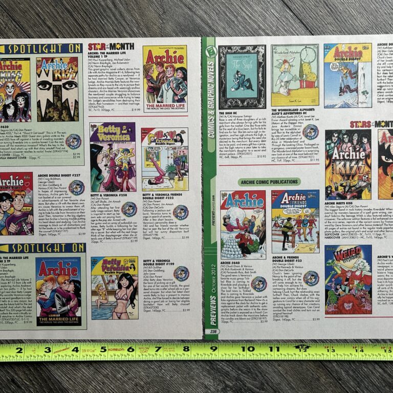 KISS Comic Ad Lot Archie Meets Kiss #630 + Trade Paperback Kiss Memorabilia