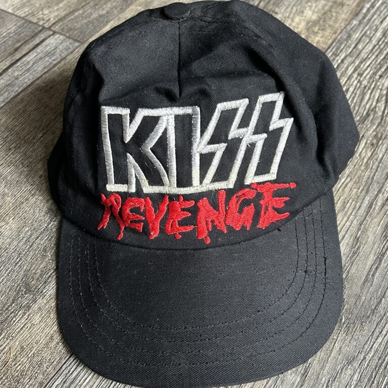 KISS Hat Revenge Promo Embroidered UNWORN Adjustable Vintage Kiss Memorabilia