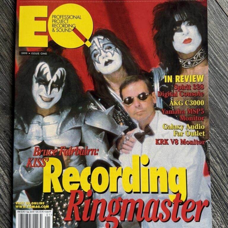 KISS Magazine EQ #1 1999 Psycho Circus Bruce Fairbairn Vintage Kiss Memorabilia