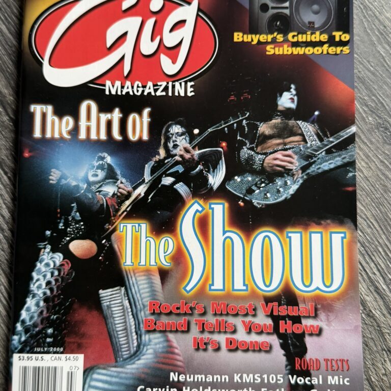 KISS Magazine Gig Magazine July 2000 Farewell Tour Vintage Kiss Memorabilia