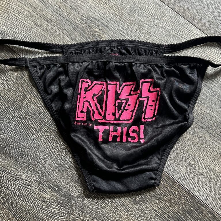 KISS Undies Panties Hot In The Shade Tour UNWORN 1990 Vintage Kiss Memorabilia