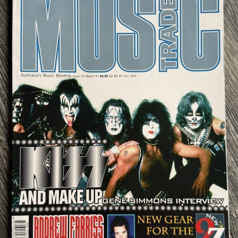 KISS Magazine Music Trader 1997 Australia Reunion Tour Vintage Kiss Memorabilia