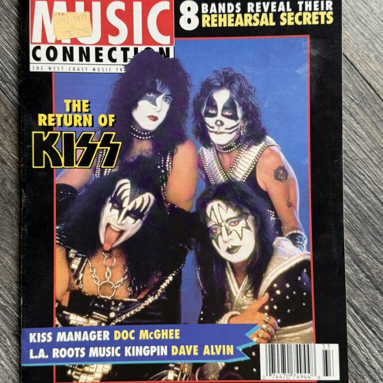 KISS Magazine Music Connection Aug 1996 Reunion Tour Vintage Kiss Memorabilia B
