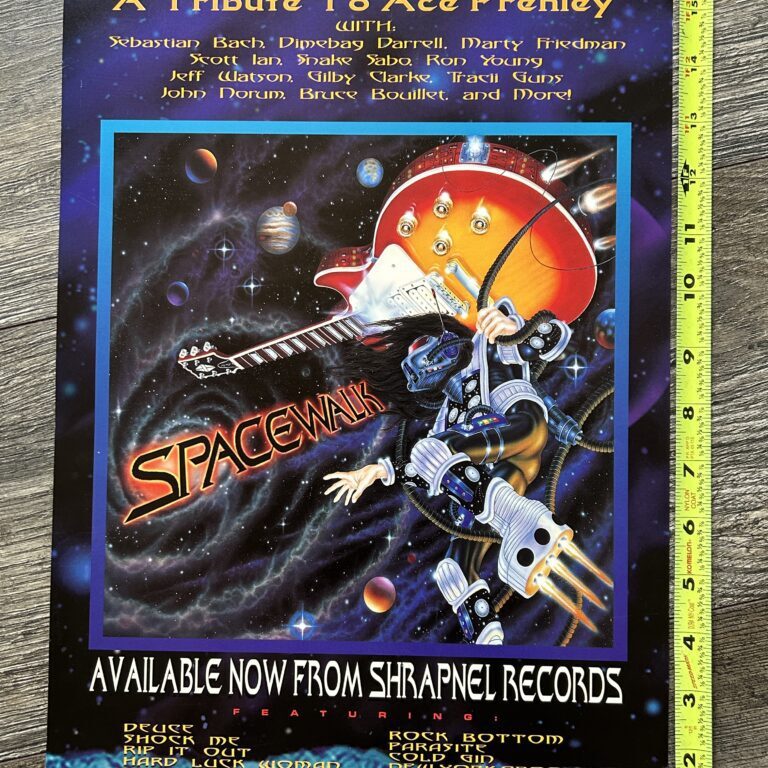 KISS Poster Spacewalk ACE FREHLEY Tribute 1996 11x17 Vintage Kiss Memorabilia