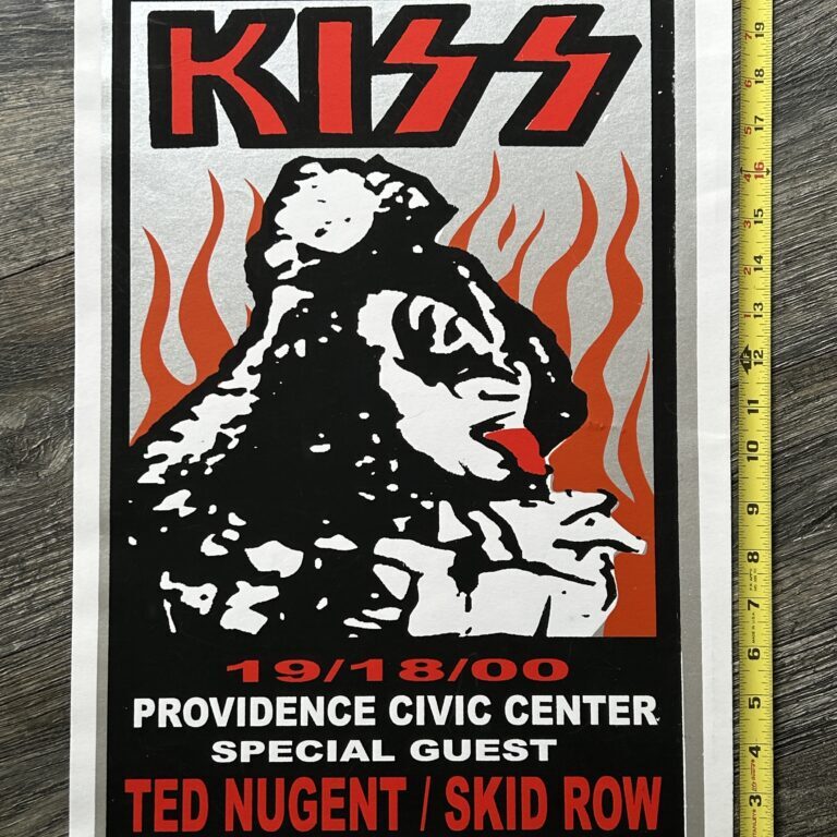 KISS Concert Poster Farewell Tour 2000 Providence Artist Proof Vintage Kiss