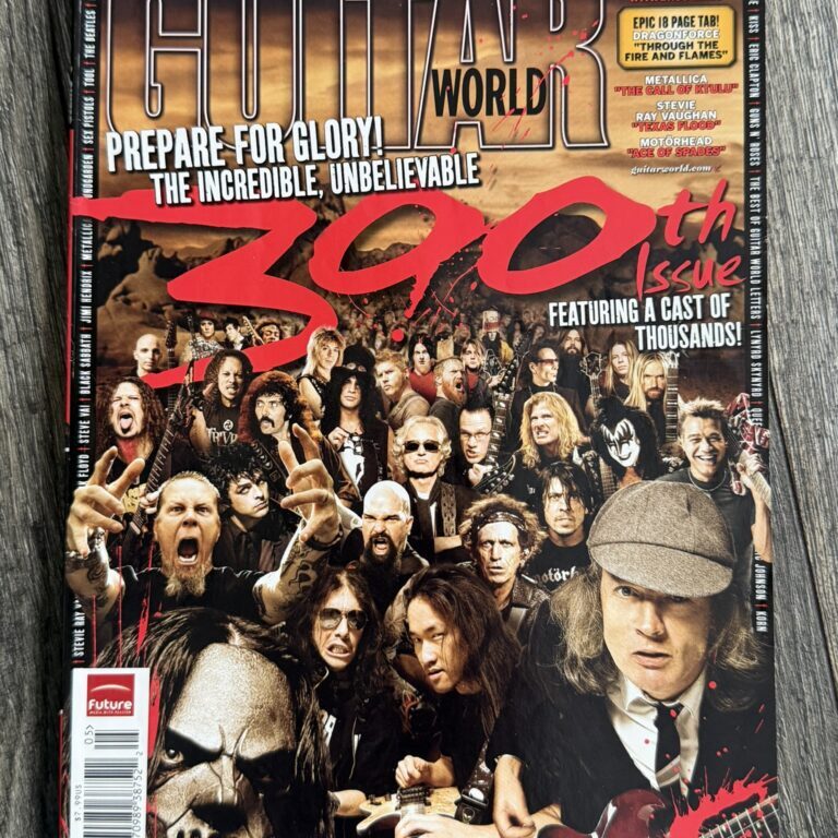 KISS Magazine Guitar World May 2008 Vintage Kiss 300th Issue Hard Rock Metal