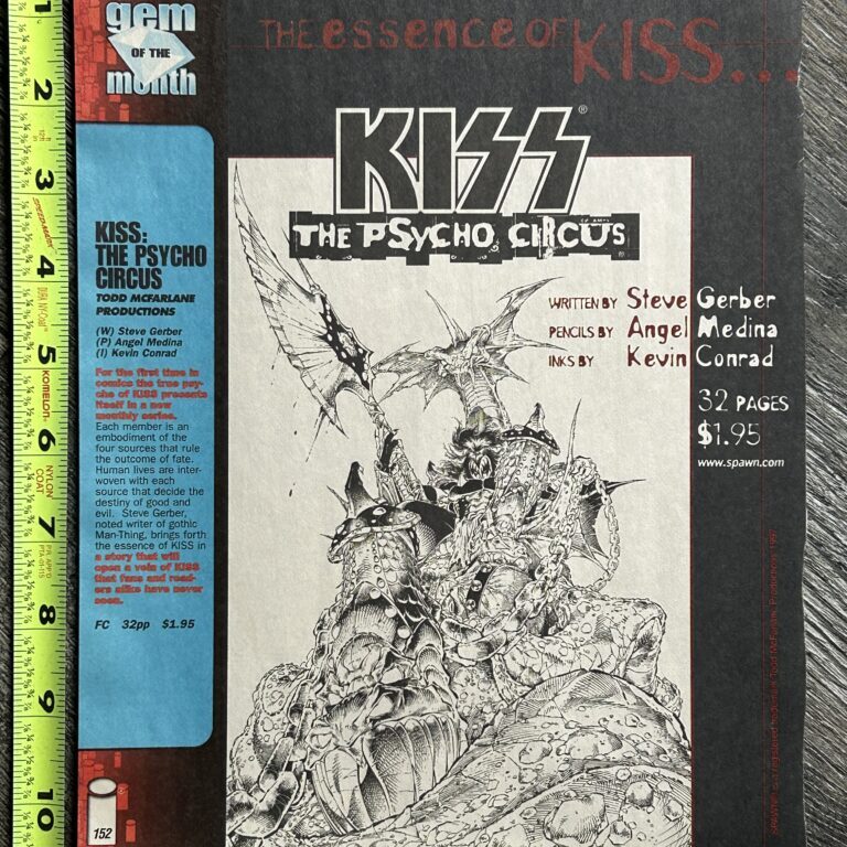 KISS Ad Advert Promo Psycho Circus Comic #1 McFarlane Image Comics Vintage Kiss
