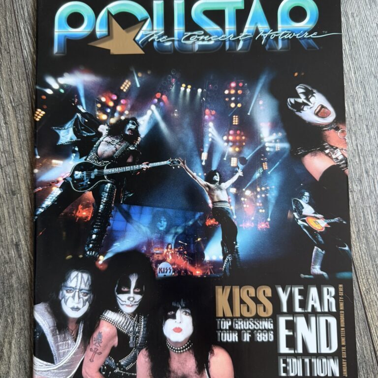 KISS Magazine Pollstar Jan 1997 Reunion Concert Tour Vintage Kiss Memorabilia