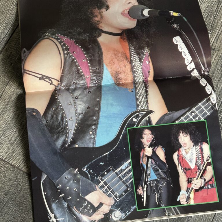 KISS Centerfold Vintage Poster Circus Magazine 1985 Iron Maiden AC/DC Joan Jett
