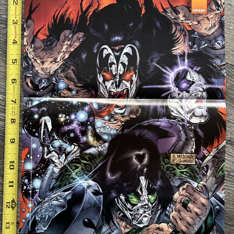 KISS Poster Centerfold Psycho Circus Comic 1998 Image Comics Vintage Kiss