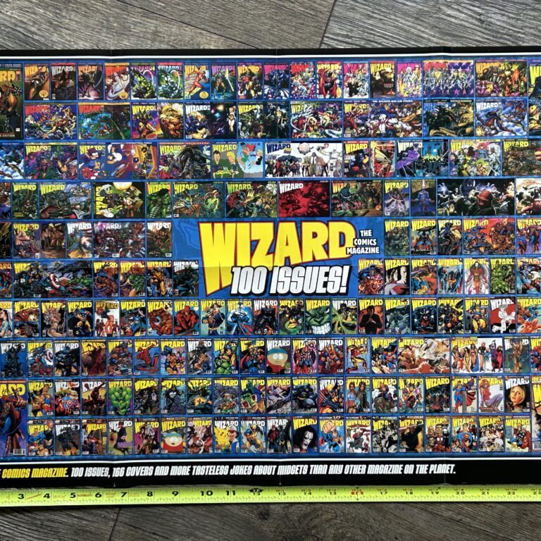 KISS Poster Centerfold Psycho Circus Wizard Comic Magazine 100 Issues Marvel DC