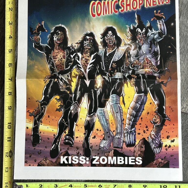 KISS Magazine Comic Shop News Kiss Zombies #1 Preview Vintage Kiss Memorabilia