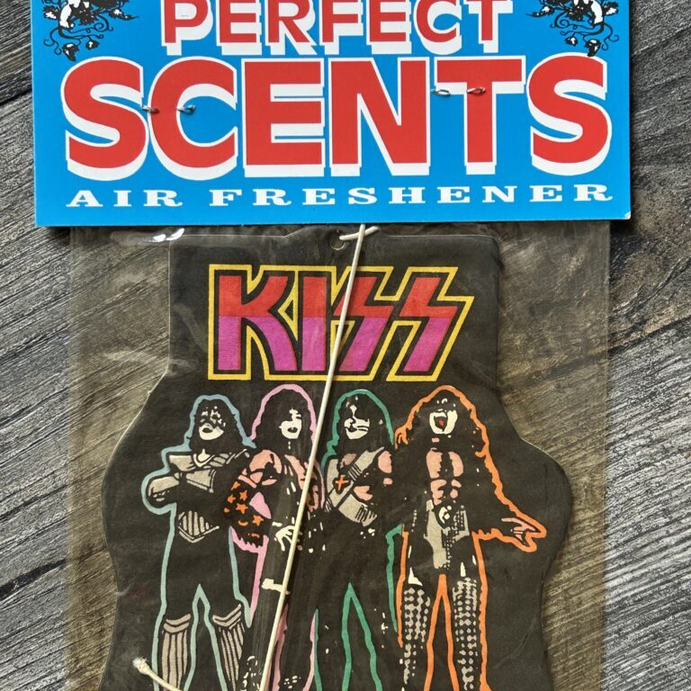 KISS Car Air Freshener LOVE GUN Sealed Cinnamon 1994 Vintage Kiss Memorabilia