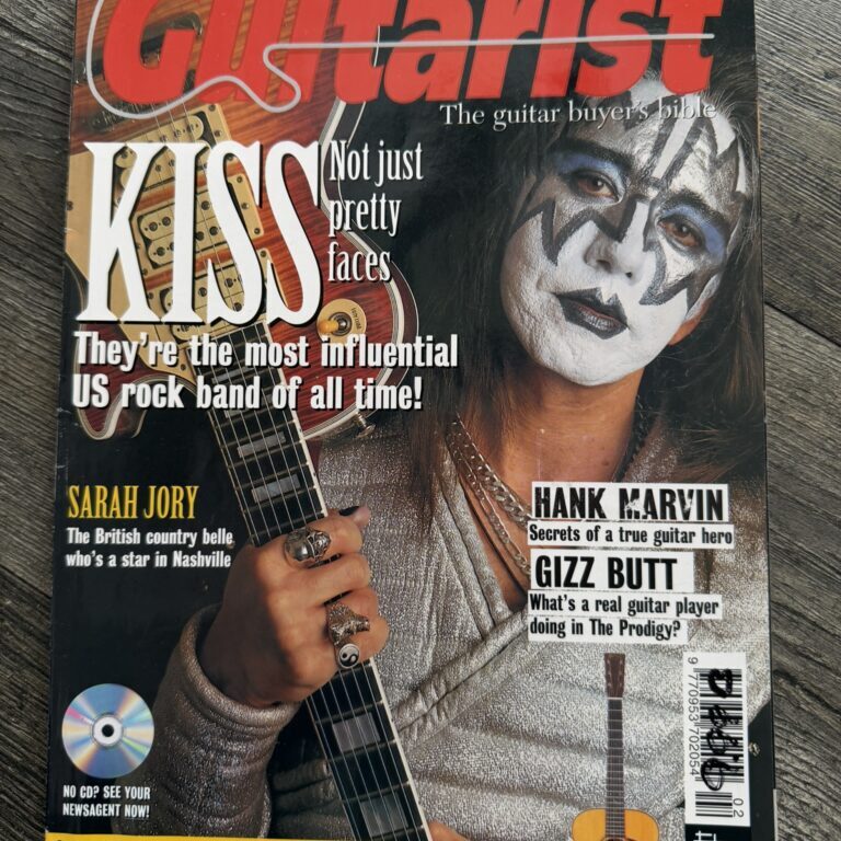 KISS Magazine Guitarist Feb 1997 ACE FREHLEY Reunion UK Vintage Kiss Memorabilia