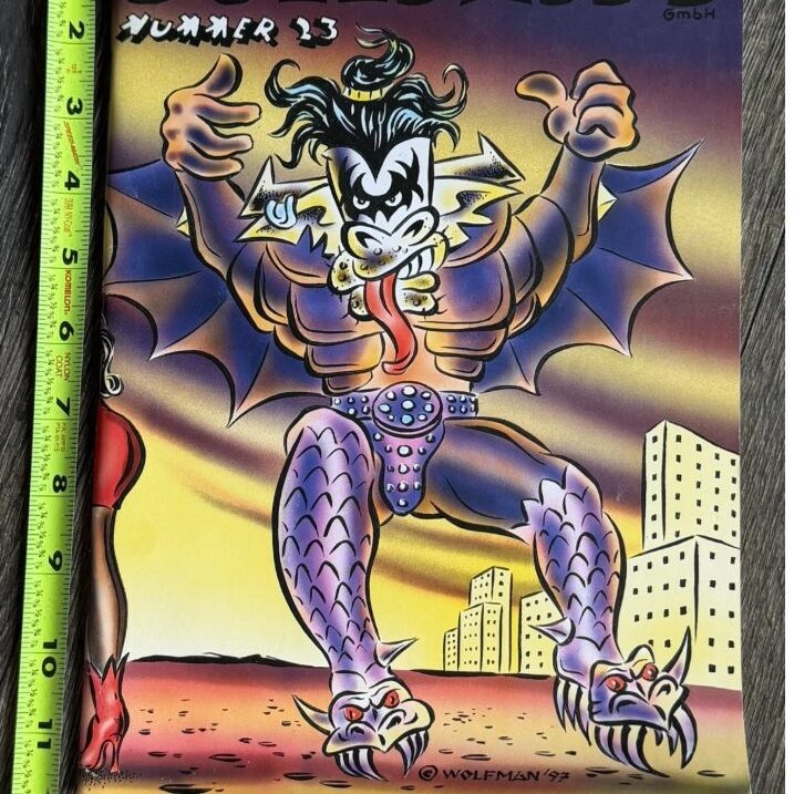 Kiss Magazine Catalog Bullshirt Concert T-Shirt Germany Vintage Kiss Memorabilia